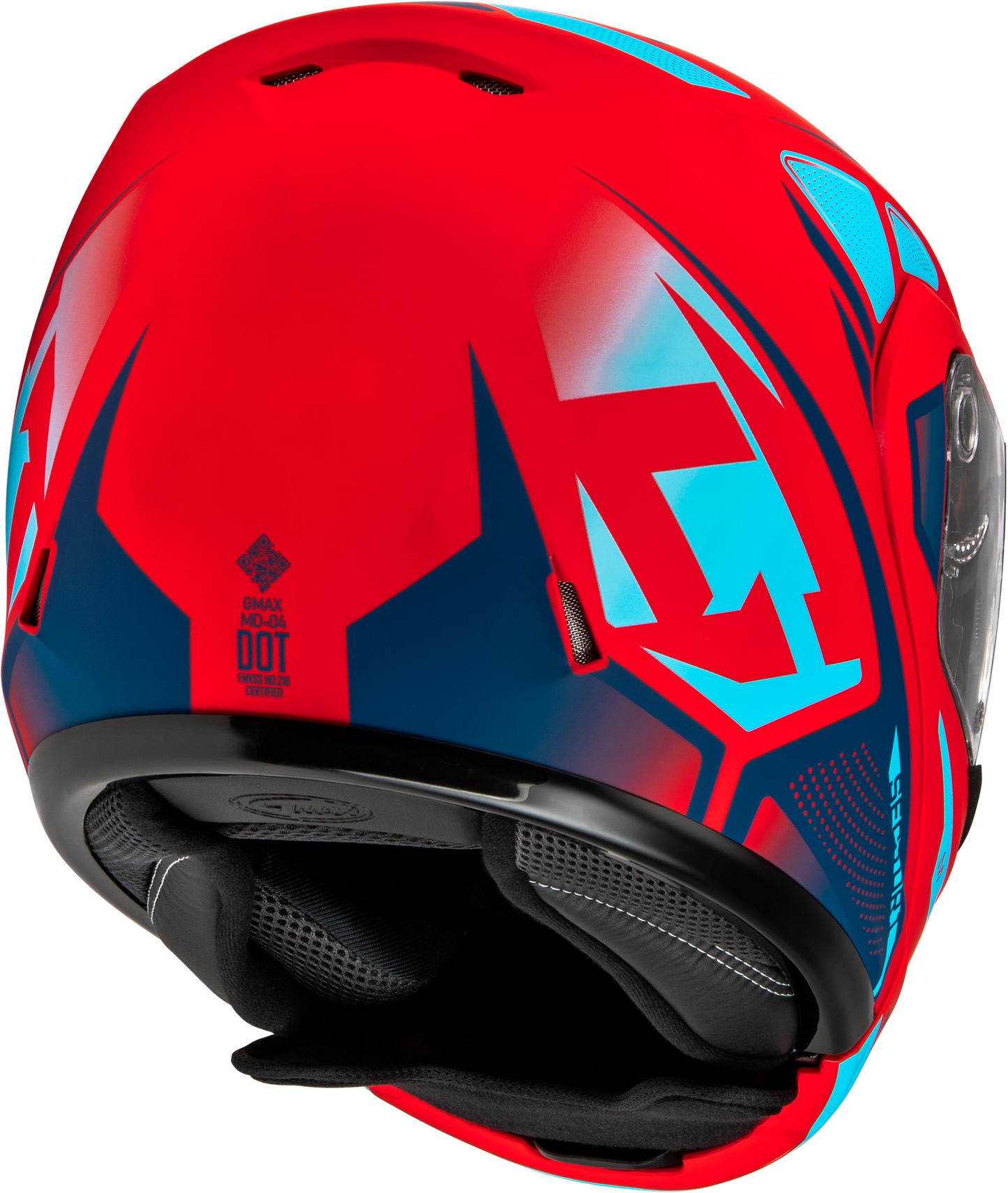 Md 04 Sector Helmet Matte Red/Blue Md