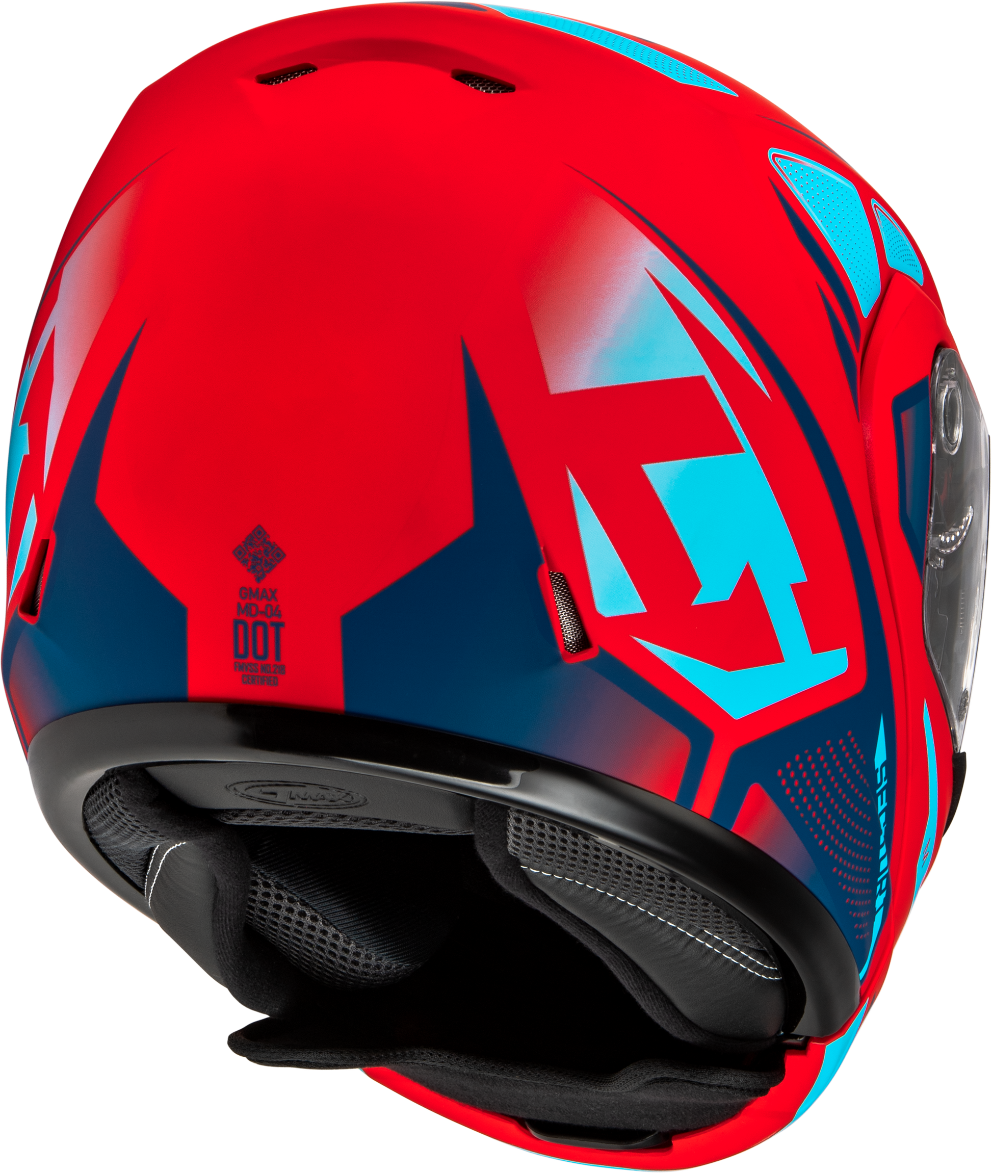 Md 04 Sector Helmet Matte Red/Blue Md