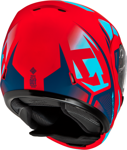 Md 04 Sector Helmet Matte Red/Blue Sm