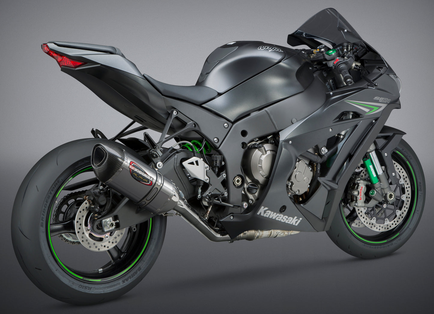 Race Alpha 3/4 System Exhaust Ss Ss Cf