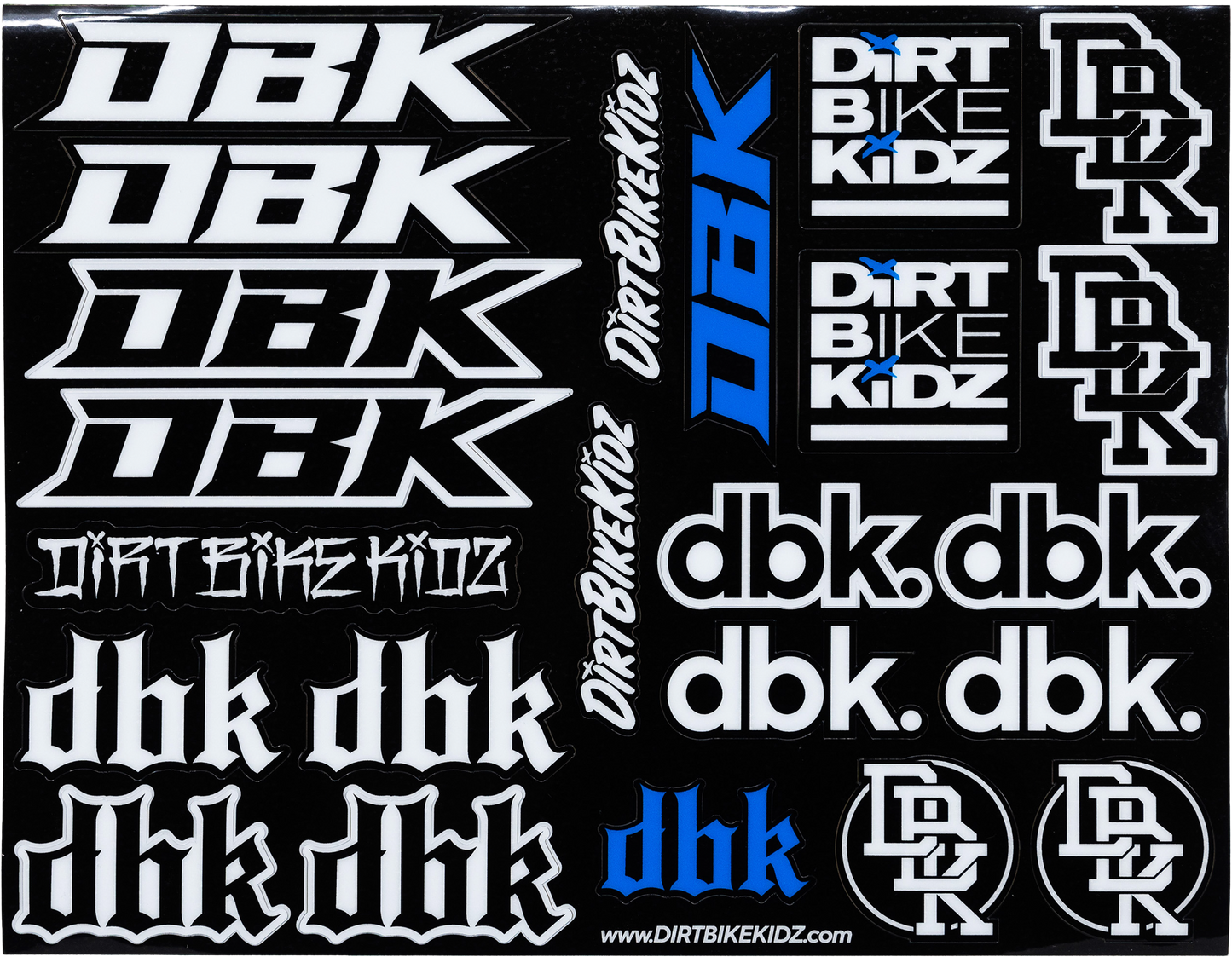 Moto Pack Sticker Sheet 8.5"X11"