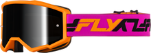 Youth Zone Goggle Orange/Pink W/ Black Mirror/Smoke Lens