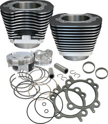 S&S Cycle 99-06 BT 97in Big Bore Cylinder Kit - Wrinkle Black