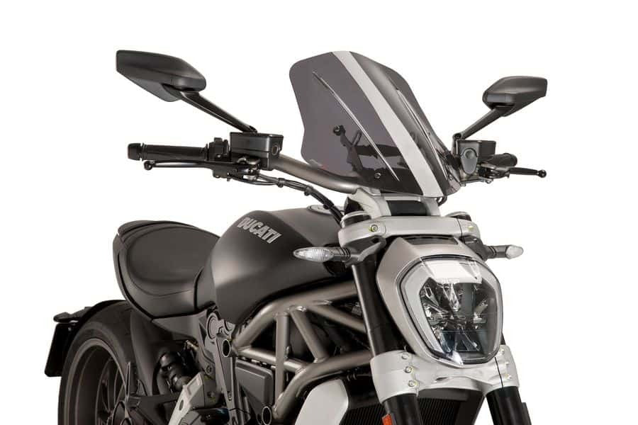 Windscreen Naked New Gen Sport Smoke Duc