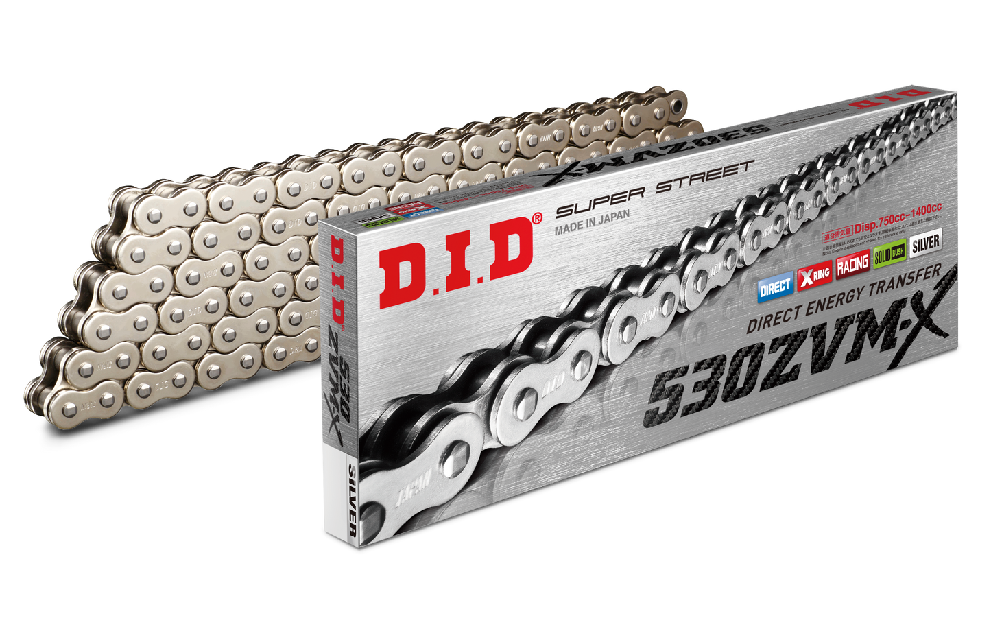Super Street 530zvmxs 100l X Ring Chain Gold
