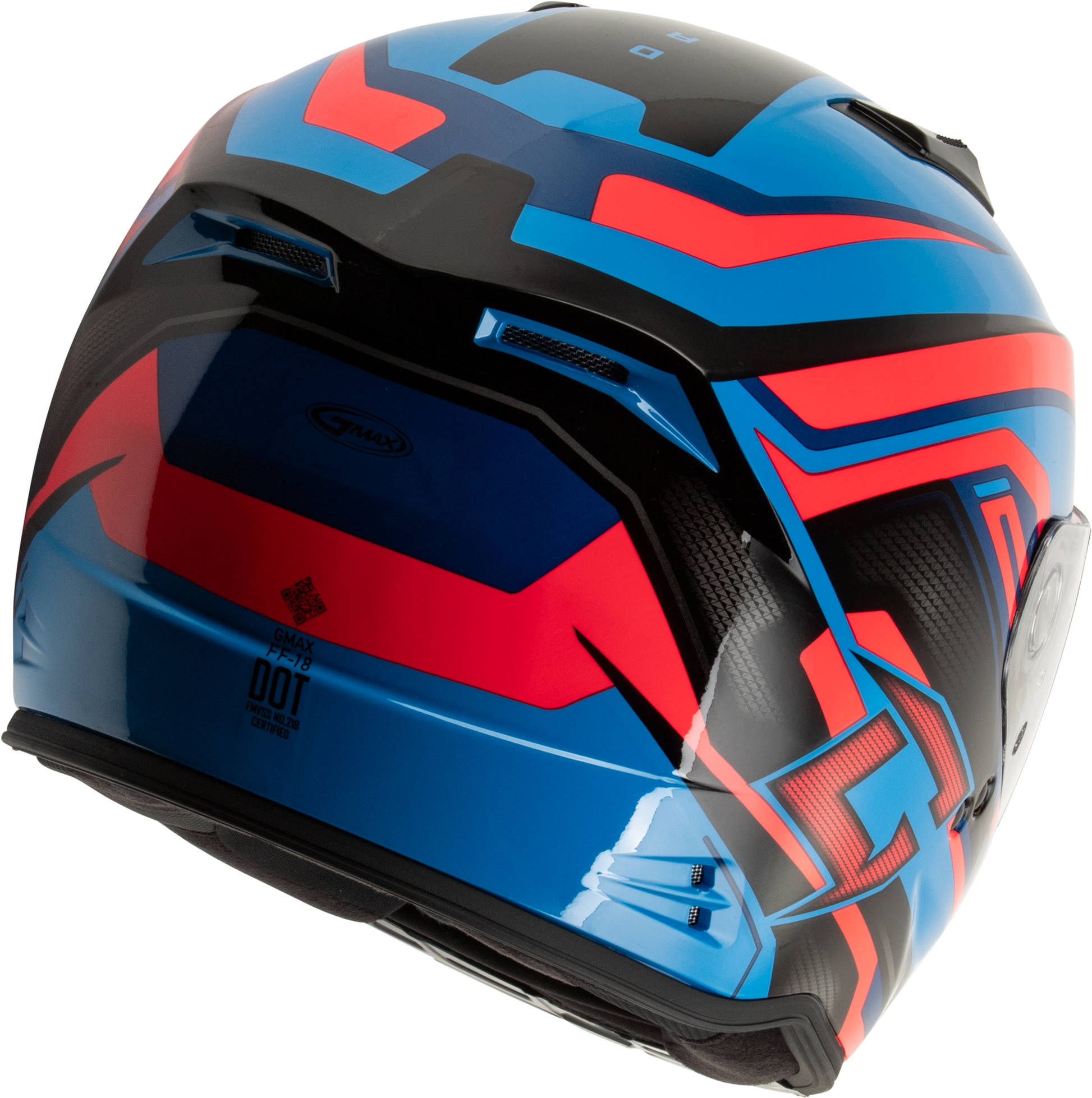 Ff 18 Drift Helmet Black/Blue/Red 2x
