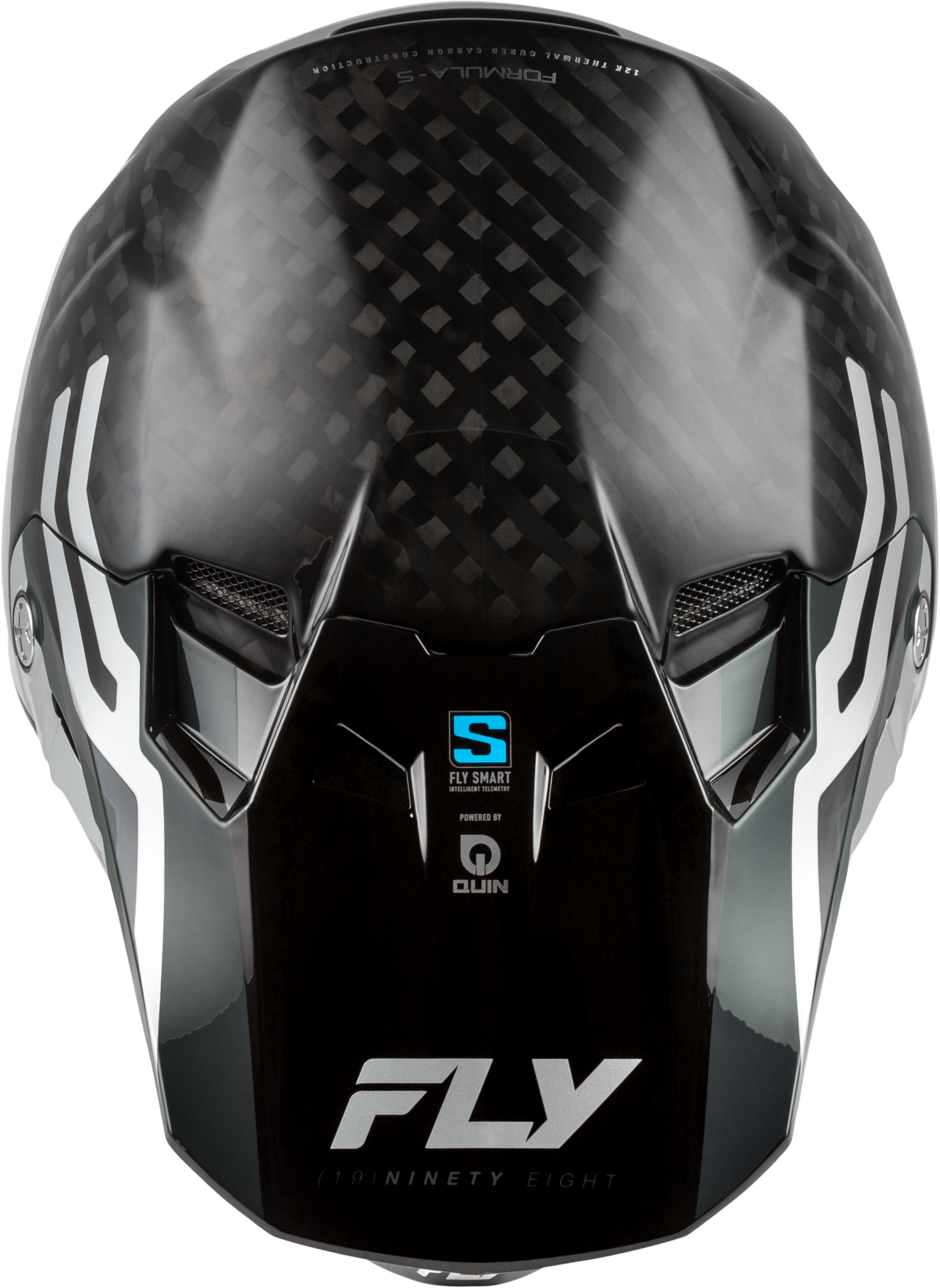 Formula S Carbon Byte Helmet Black Carbon/Grey/Silver Xl