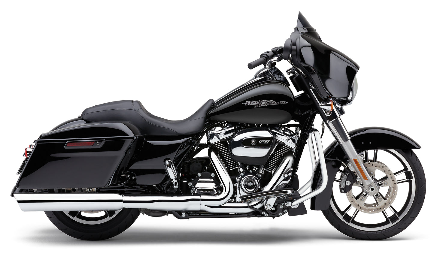 909 Twins 4" Slip Ons Chrome Flh/Flt 17 22