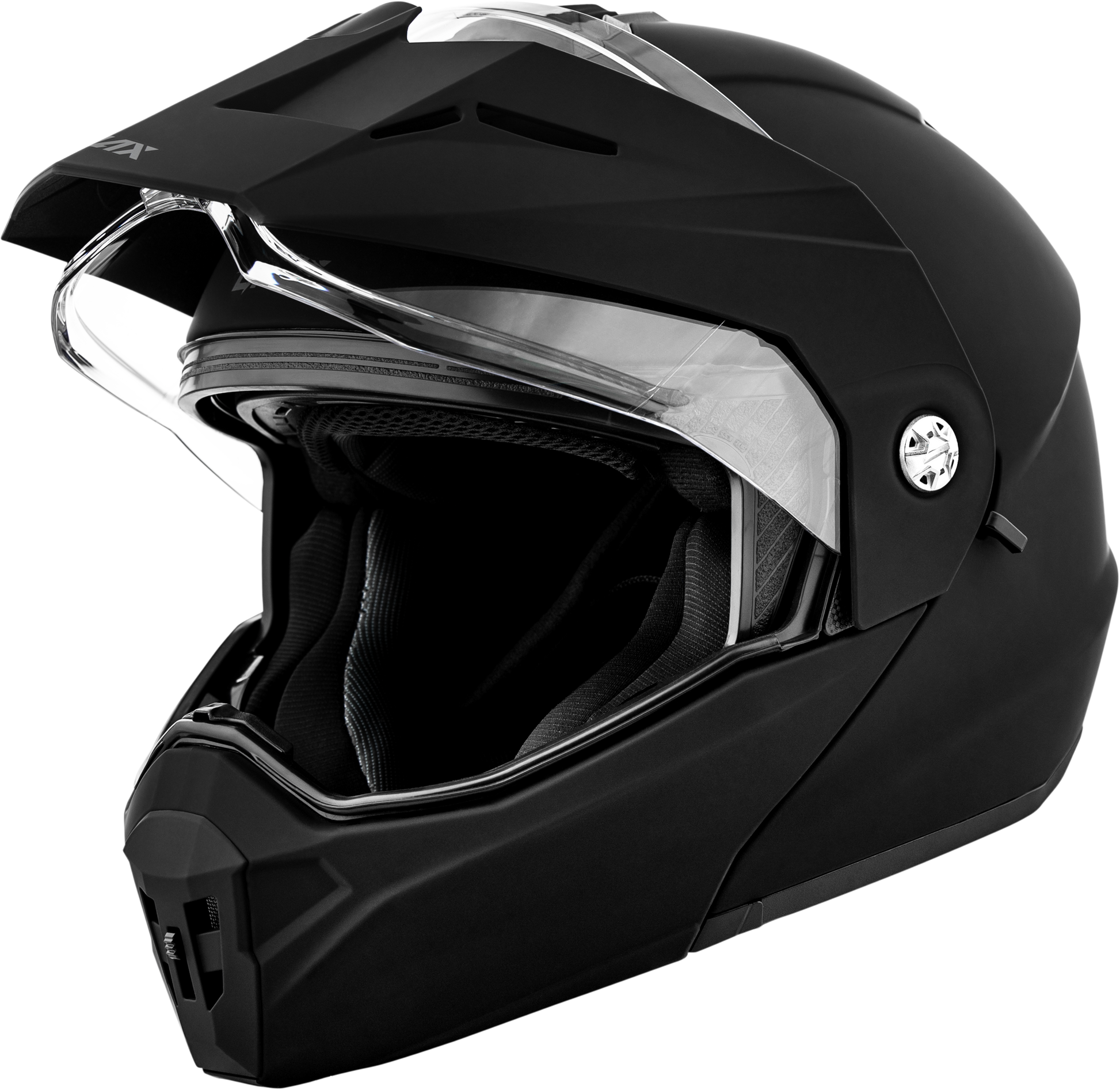 Md 74 Solid Helmets Matte Black Xs