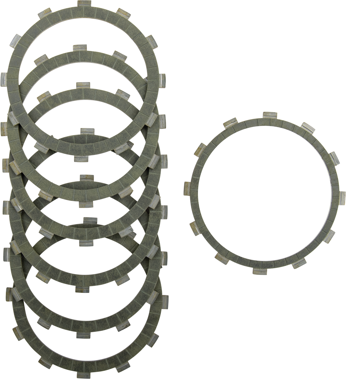 Aramid Clutch Friction Set W/ Hd Diaphram Spring Indian
