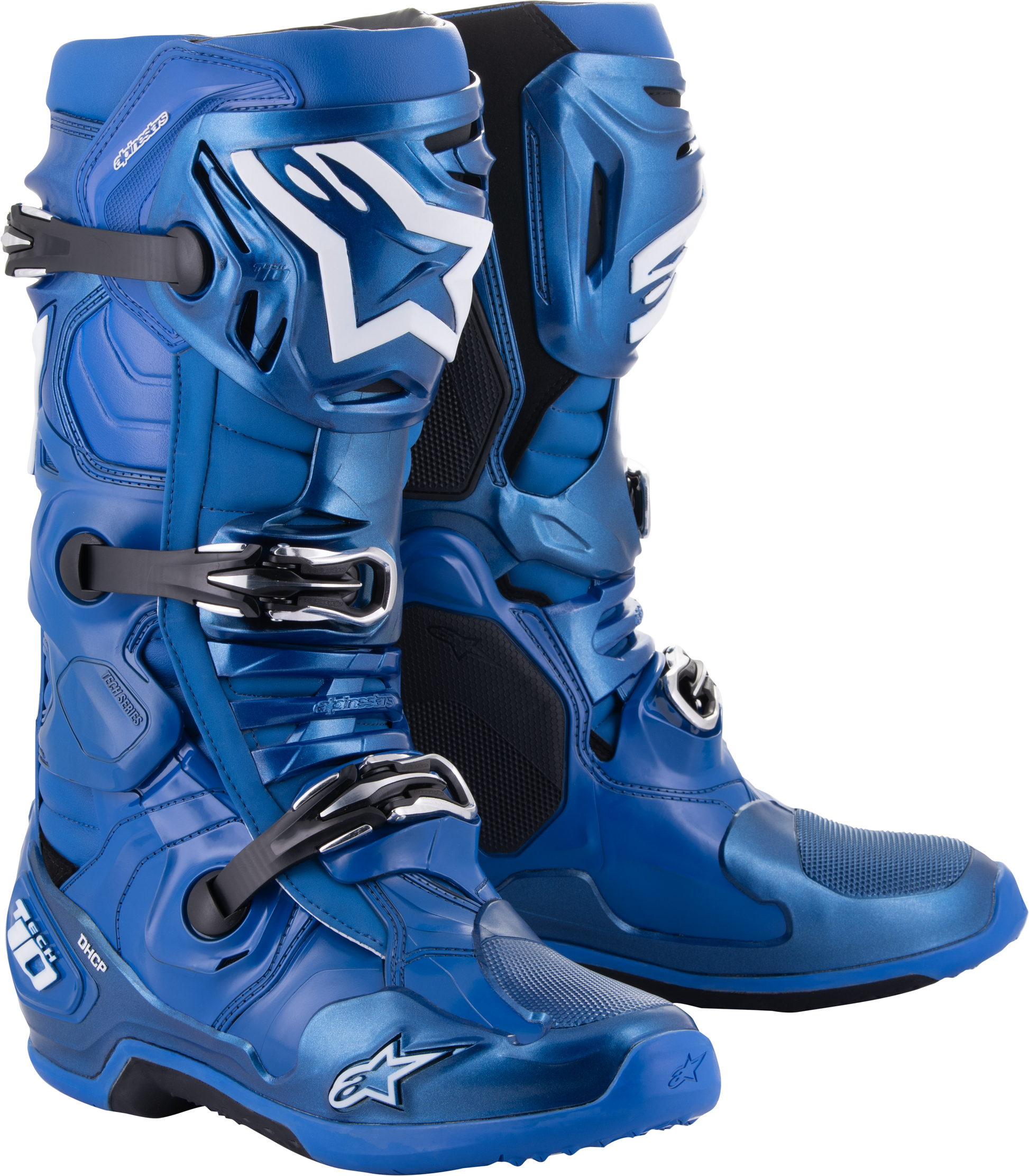 Tech 10 Boots Blue/Black Sz 8