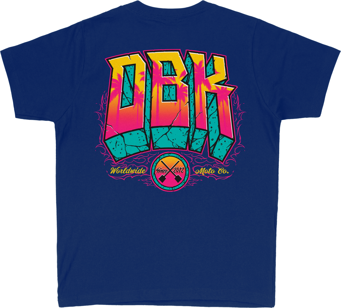 Block X Block Youth Tee Royal Yx