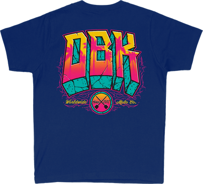 Block X Block Youth Tee Royal Yx