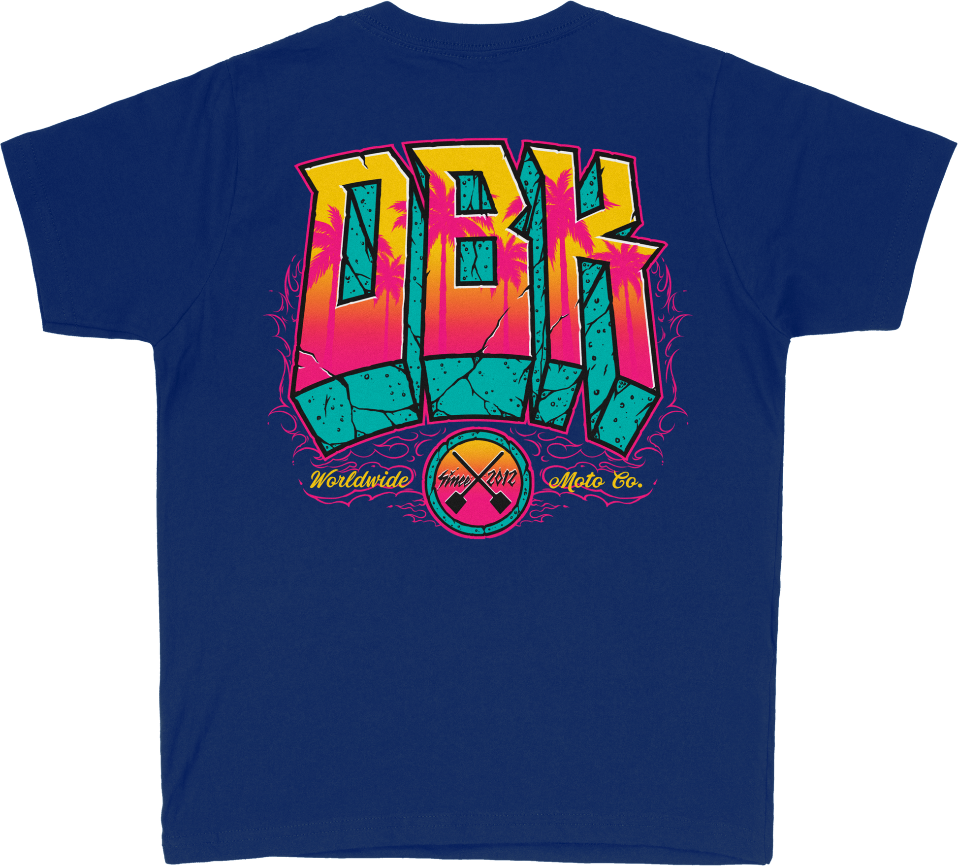 Block X Block Youth Tee Royal Ys