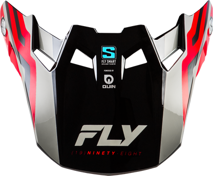 Formula S Carbon Byte Visor Red Carbon/Red/Grey Yl/Sm