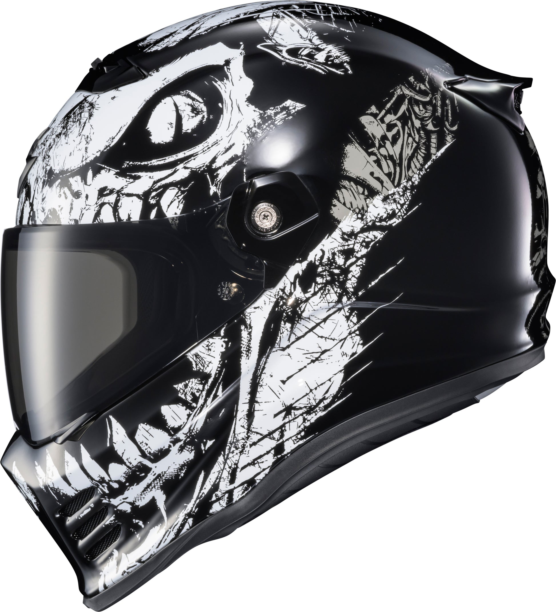 Covert Fx Full Face Helmet Caiman Gloss Black Xl