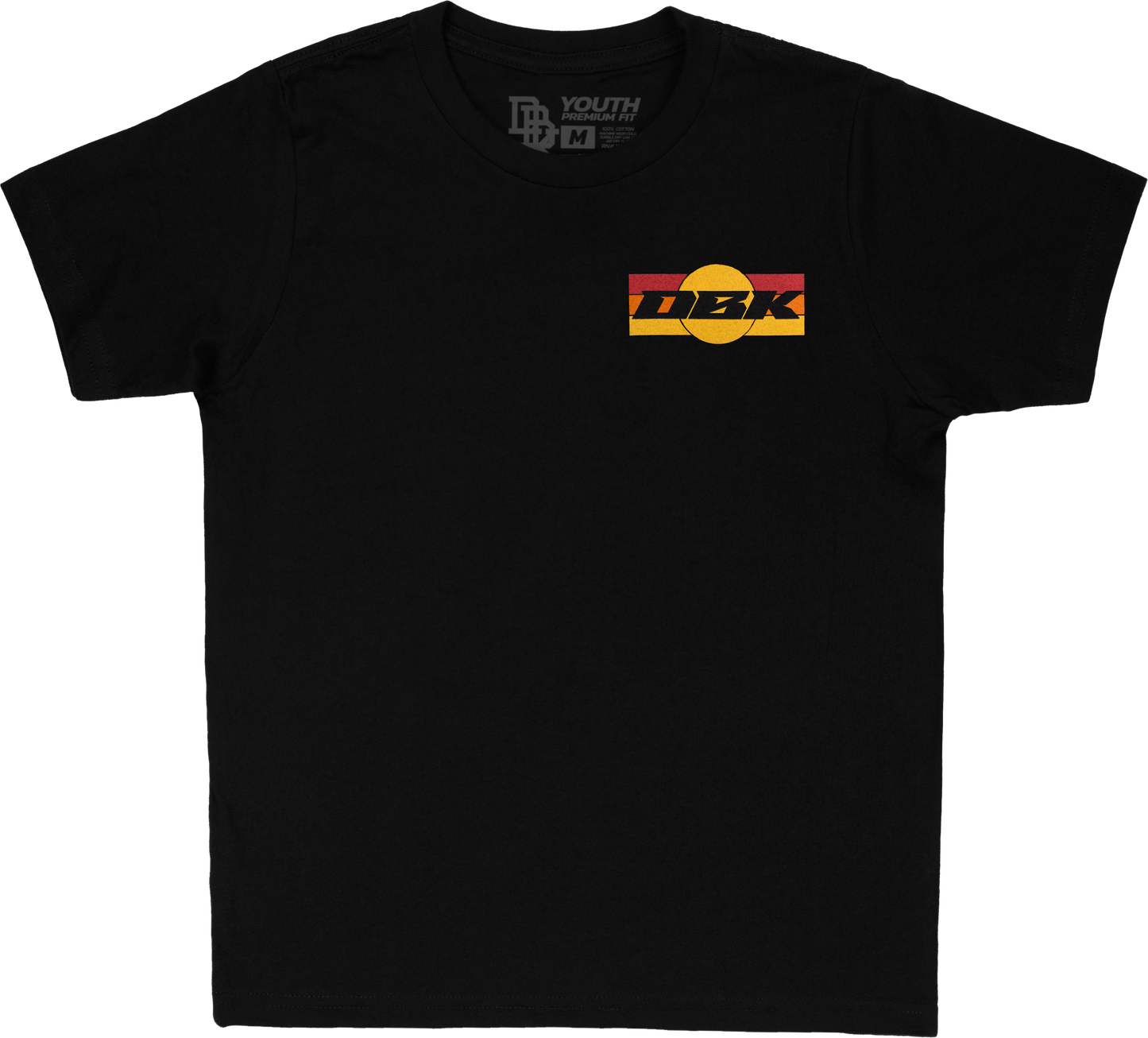 Sunday Stripe Youth Tee Black Ys