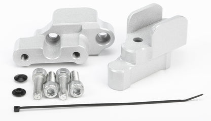 Handlebar Risers Silver Bmw
