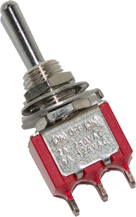 Mini Air Ride Toggle Switch 5 Amp 1/4" Hole