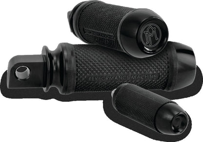 Performance Machine Footpegs Elite - Black Ano
