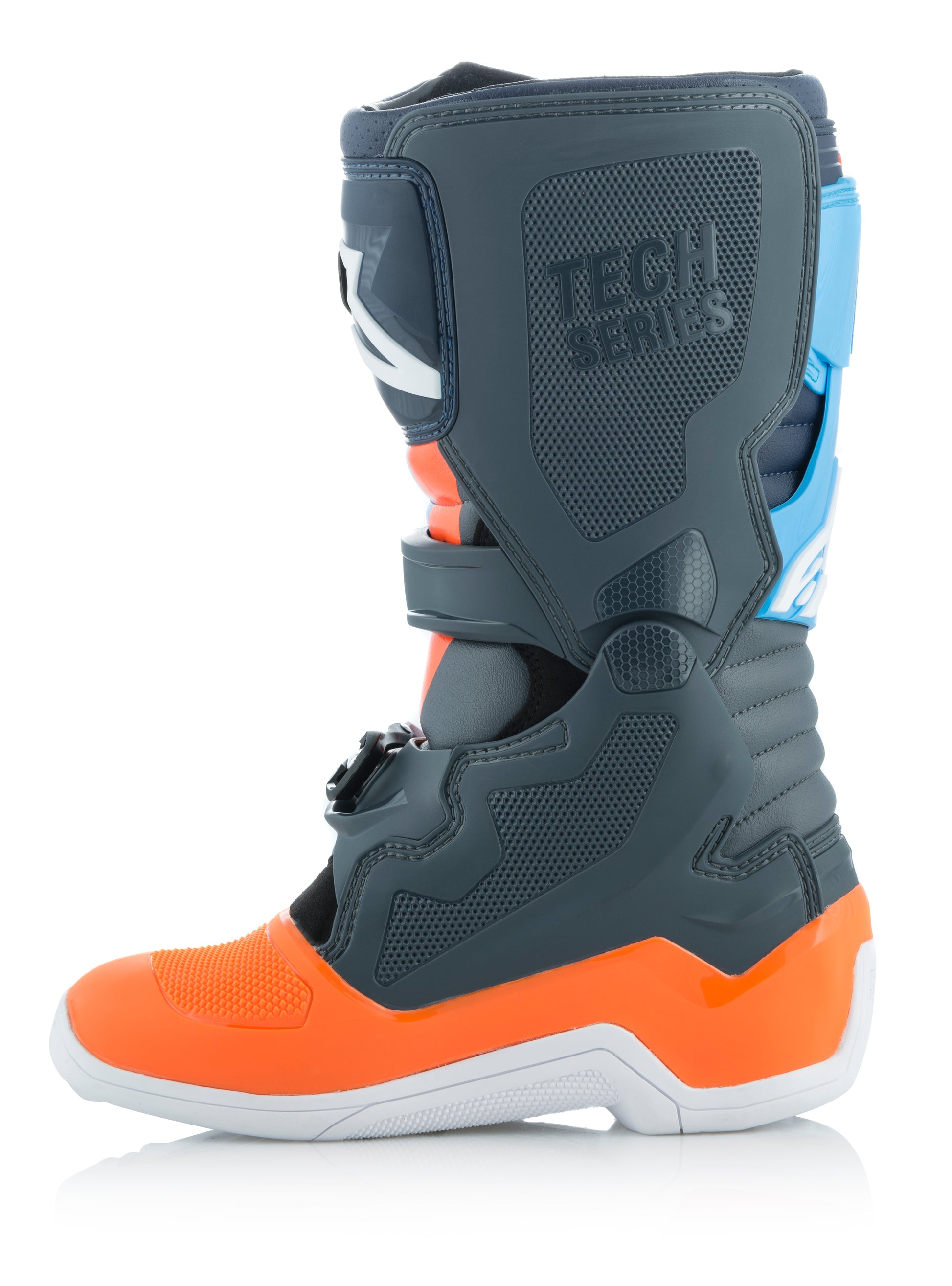 Tech 7s Magneto Le Boots Anthracite/Orange Sz 08