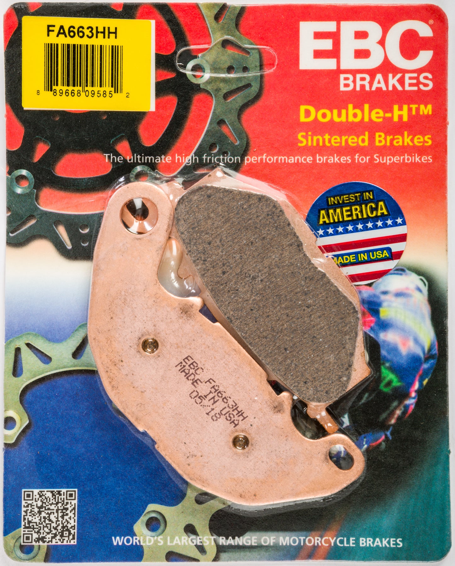 Brake Pads Fa663hh Double H Sintered