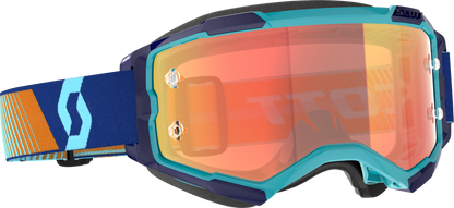 Fury Goggle Royal Blue/Org Orange Chrome Works