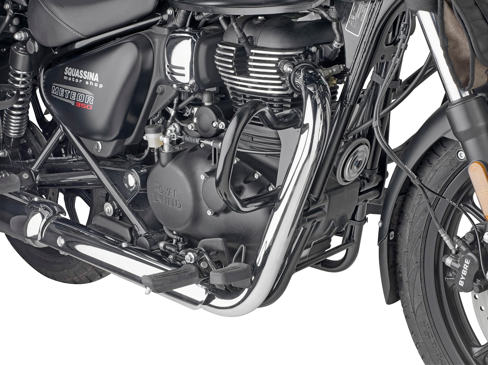 Engine Guards Black Roy Enf