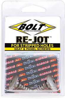 Euro Re Jot  Seat/Panel Screws For Stripped Holes In Plastics