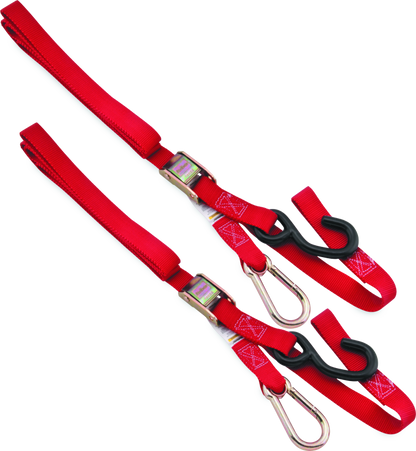 BikeMaster Tiedown Carabiner Softhook - Red