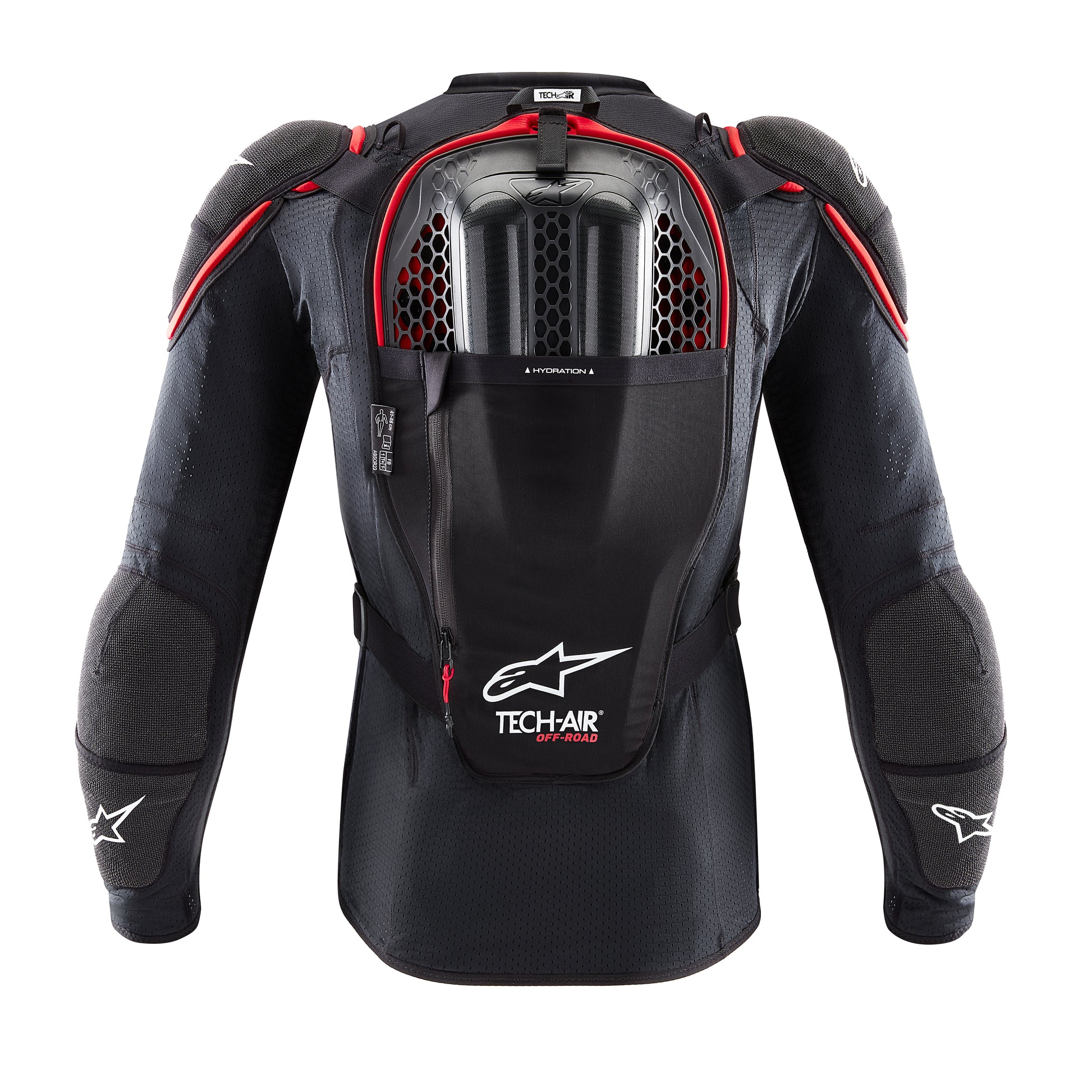 Tech Air Off Road System Black/Red Lg