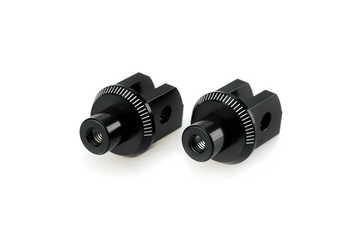 Footpeg Adapter Black Yam