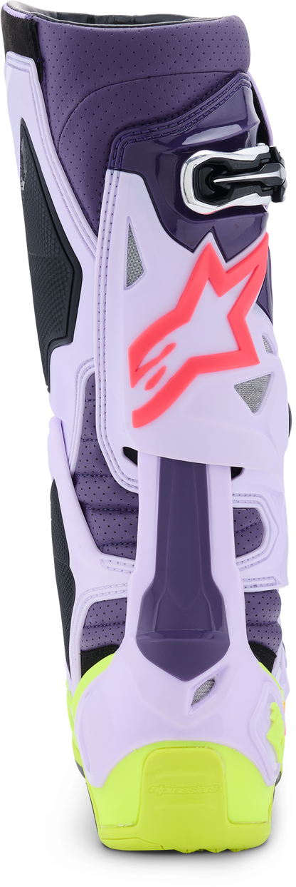 Tech 10 Supervented Purp/Ylw Fluo/Diva Pink 10