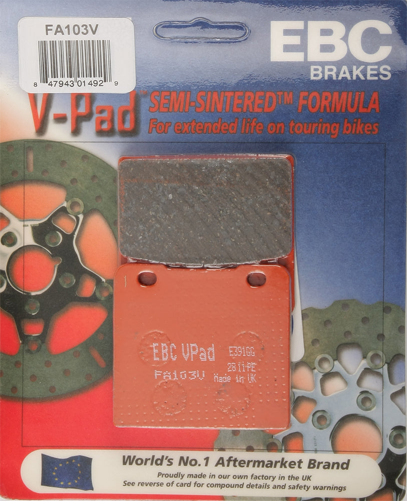 Brake Pads Fa103v Semi Sintered V Series