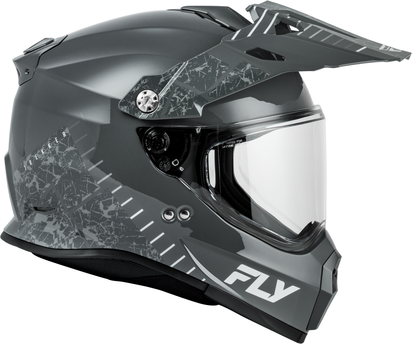 Fly Trekker Granite Helmet Grey/Grey Lg