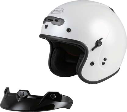 Gm 32 Open Face Helmet Pearl White Md