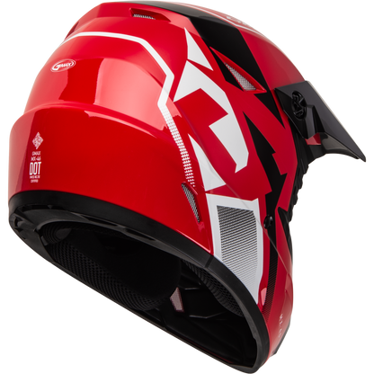 Mx 46 Compound Helmet Red/Black/White Xs