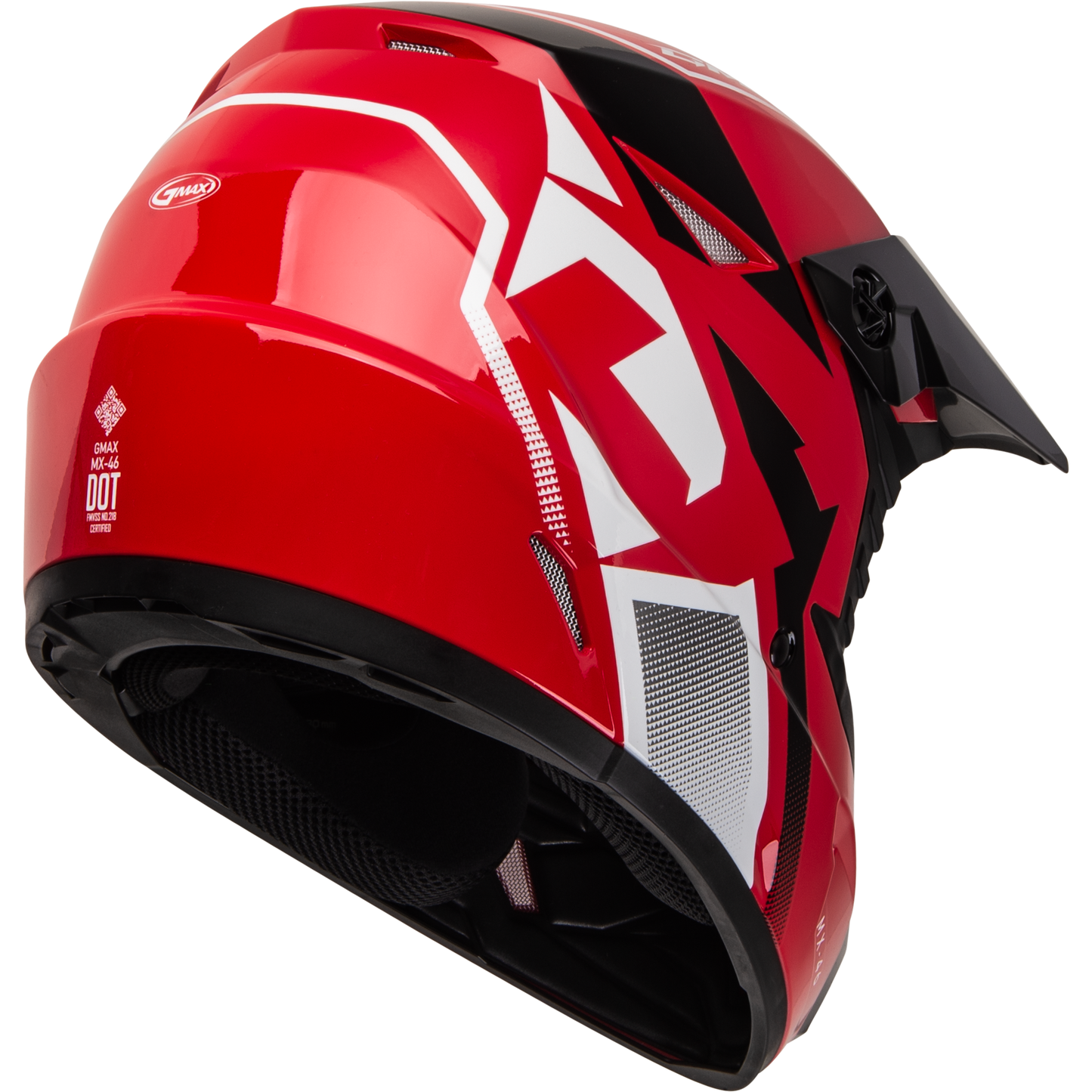 Mx 46 Compound Helmet Red/Black/White Yl