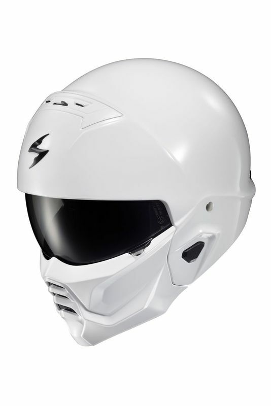 Covert 2 Open Face Helmet Gloss White  Sm