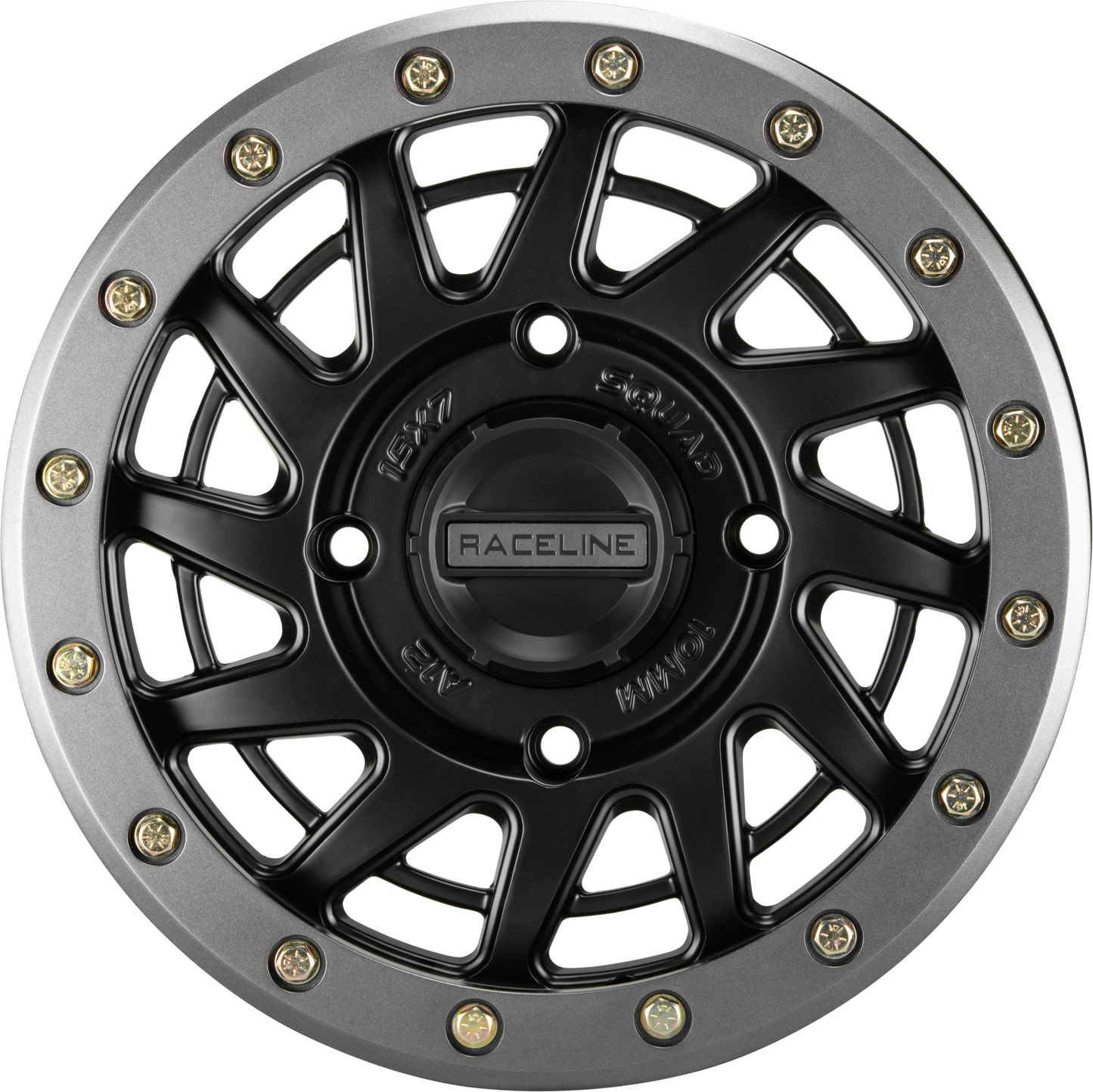 Squad Bdlk Wheel 15x7 4/137 6+1(+38mm) Blk/Gunmetal