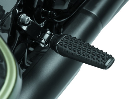 Kuryakyn Thresher Pegs With Adapter Black