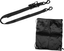 1.5" X 8' Ratchet Soft Tie Down Black 2/Pk