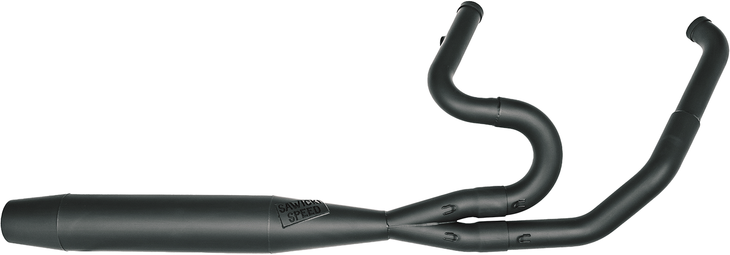 2in1 Tc Flt Full Length Pipe Black