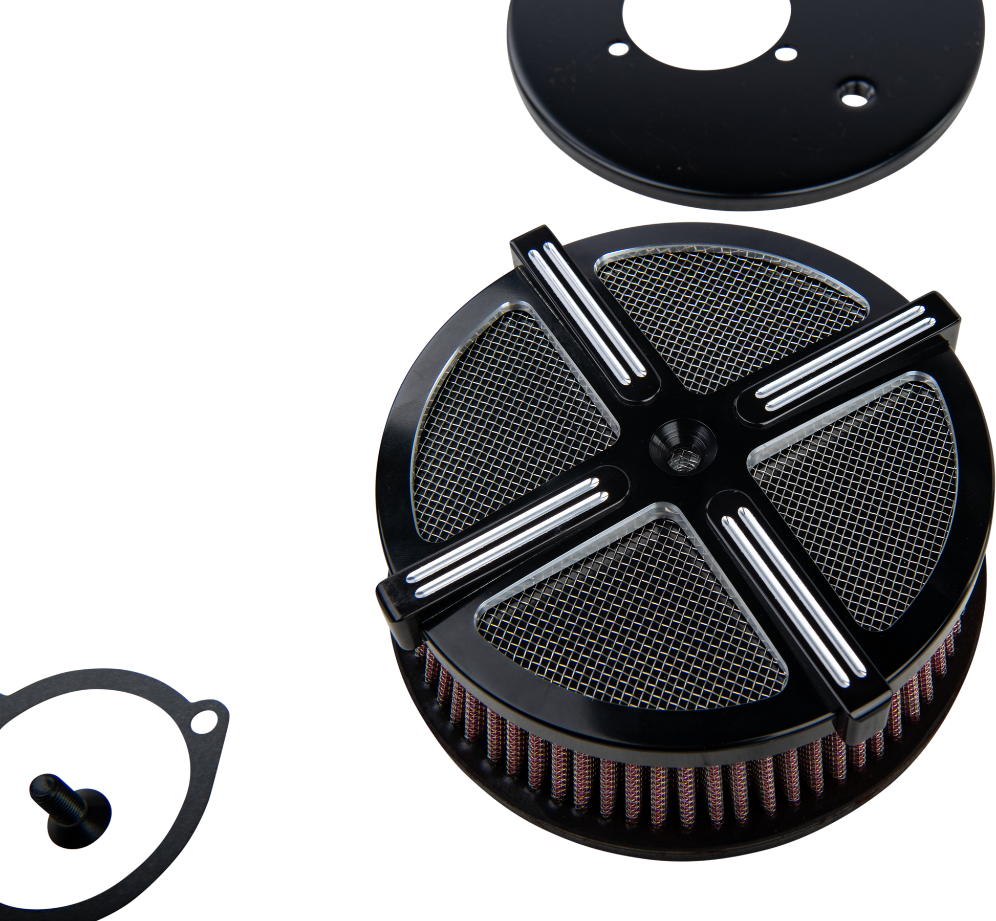 X Force Air Cleaner Kit Black/Raw