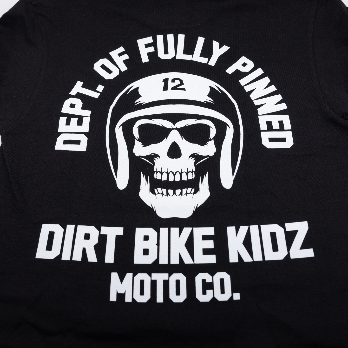 Fully Pinned Youth Tee Black Ys