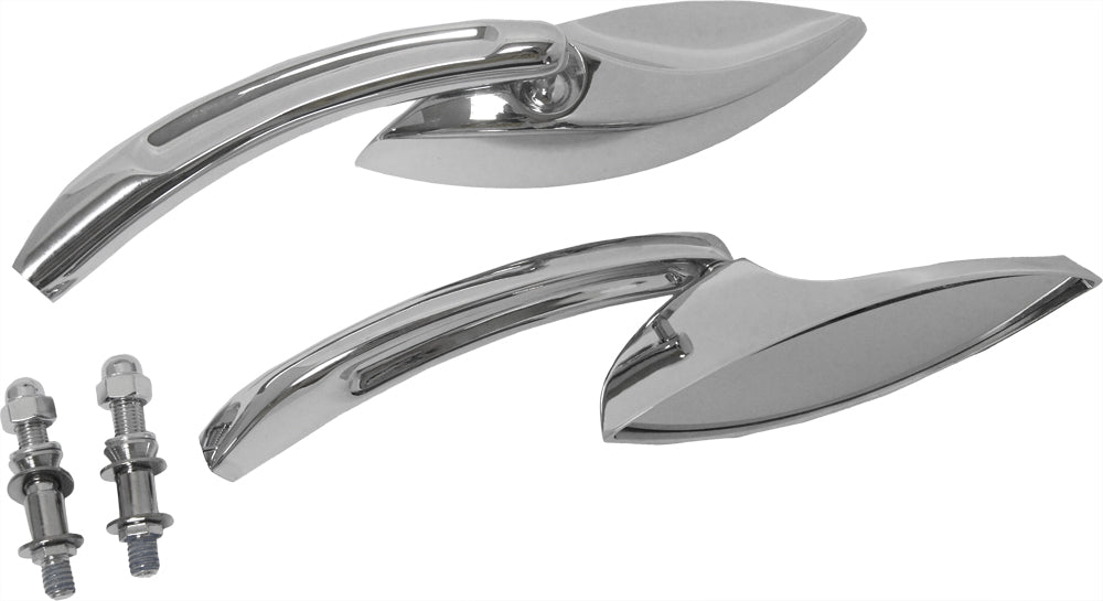 Mirrors Chrome Eliptical Chrome