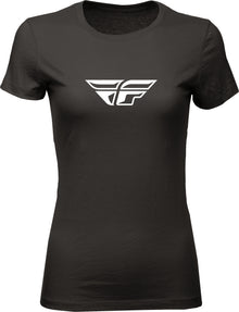 Women's Fly F Wing Tee Black 2x