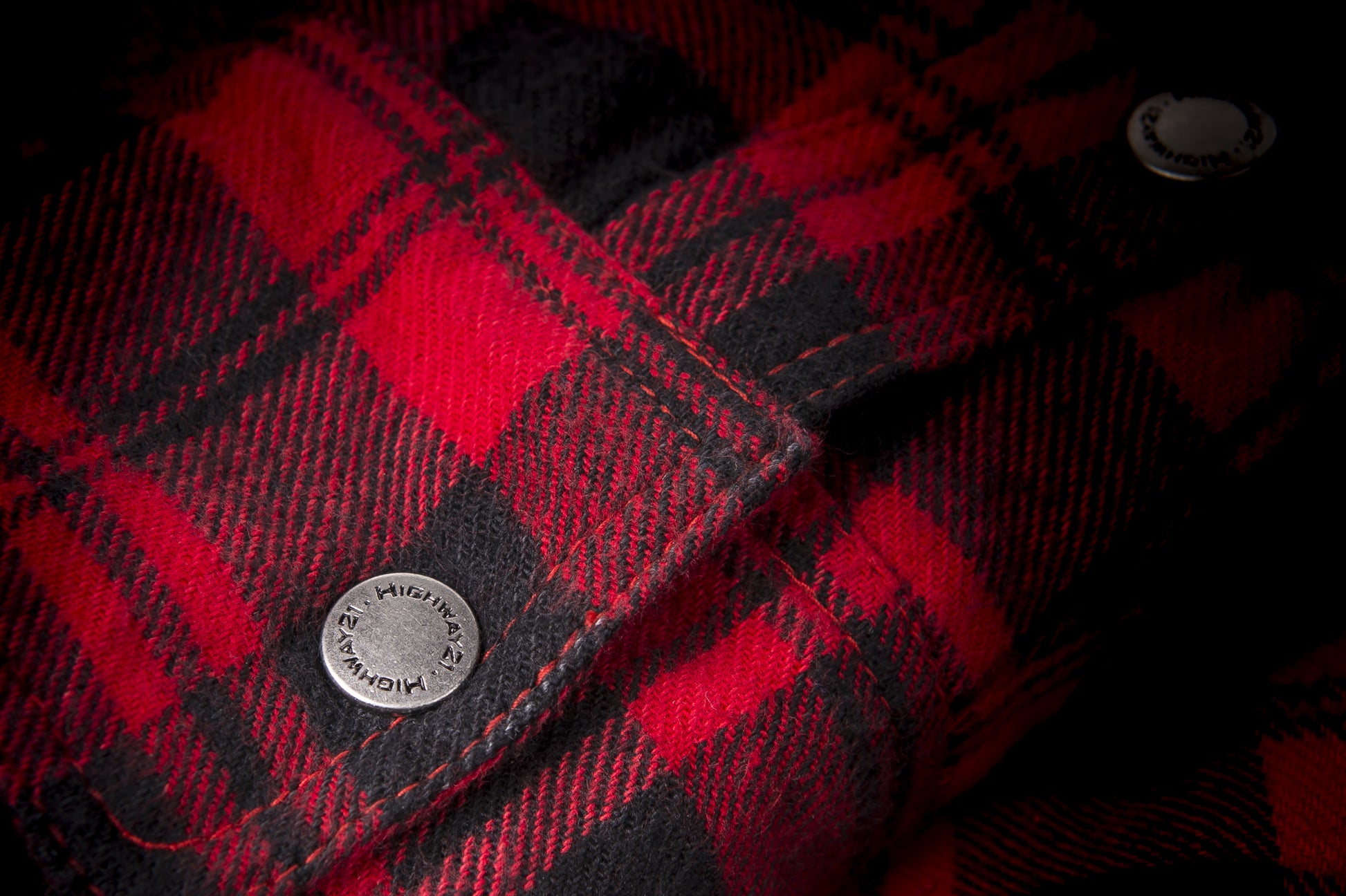 Marksman Flannel Black/Red Sm