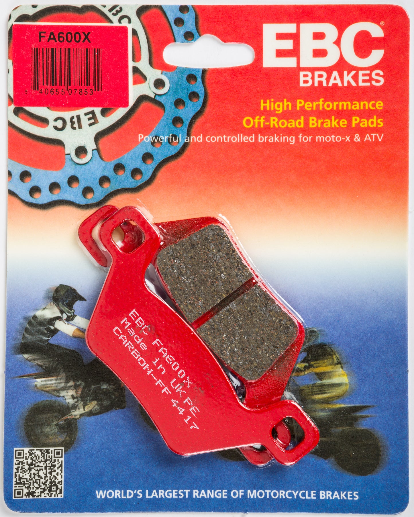 Brake Pads Fa600x Carbon X Series