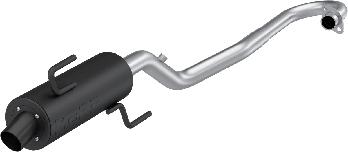 Single Slip On System W/ Performance Muffler Blk